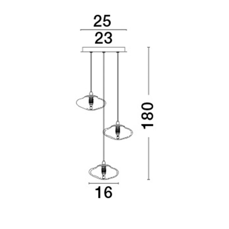 Pakabinamas šviestuvas KING 9006048
